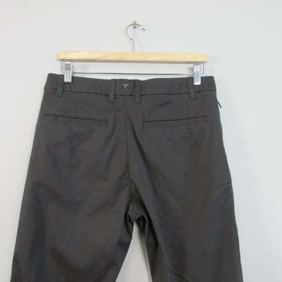 Birddogs Mens Pants 32X30 Grey Cotton Blend Performance Office Travel Casual 450 - Picture 5 of 10